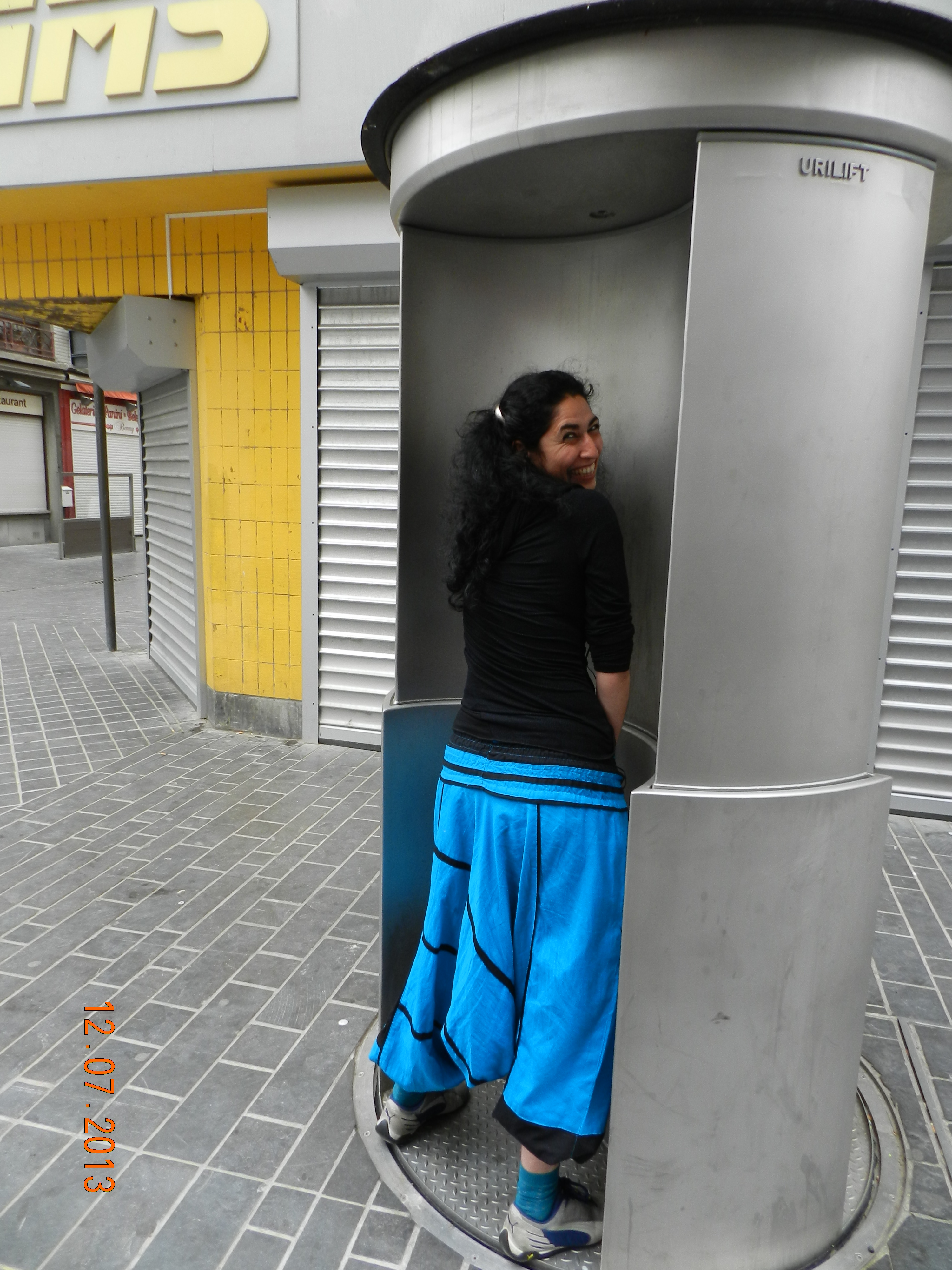 De zogenaamde Urilady in Oostende is een gewoon zelfreinigend toilet